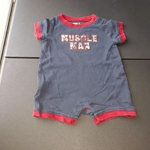 Boys Red and Blue body jumpsuit